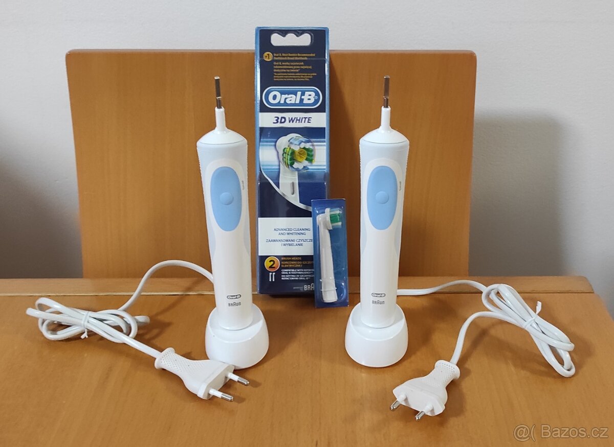 2x kartacek Oral-B + 3x nove hlavice