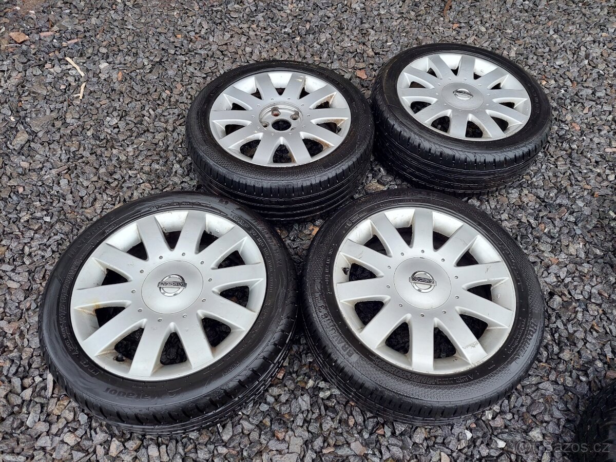 Alu kola Nissan Primera P12 7x17 5x114,3 ET45 215/50R17