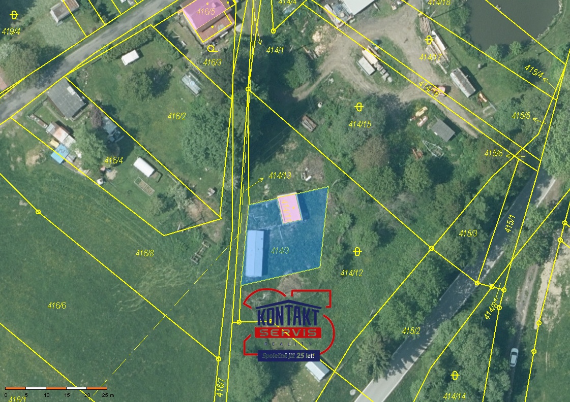 Prodej pozemky pro bydlení, 378 m2 - Černá v Pošumaví - Bliž