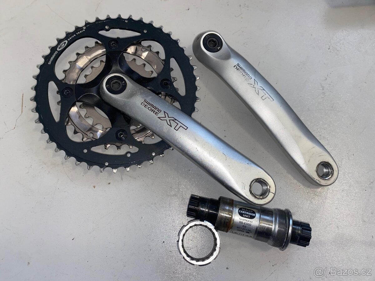 Kliky s převodníky Shimano XT