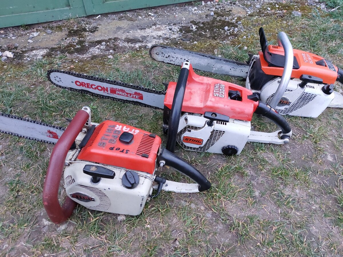 Historické motorové pily zn. Stihl