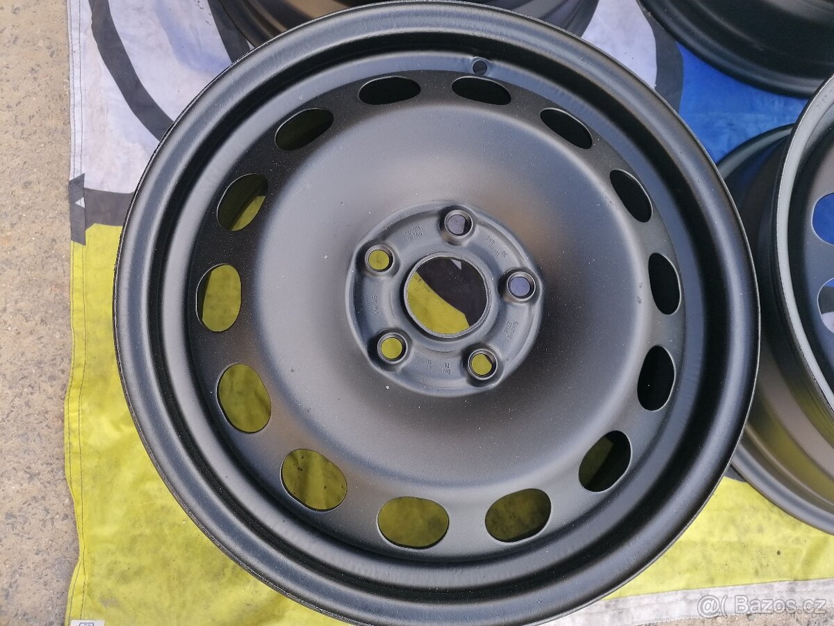 Plechové disky 16" 5X112 J6,5 ET48 Voklswagen