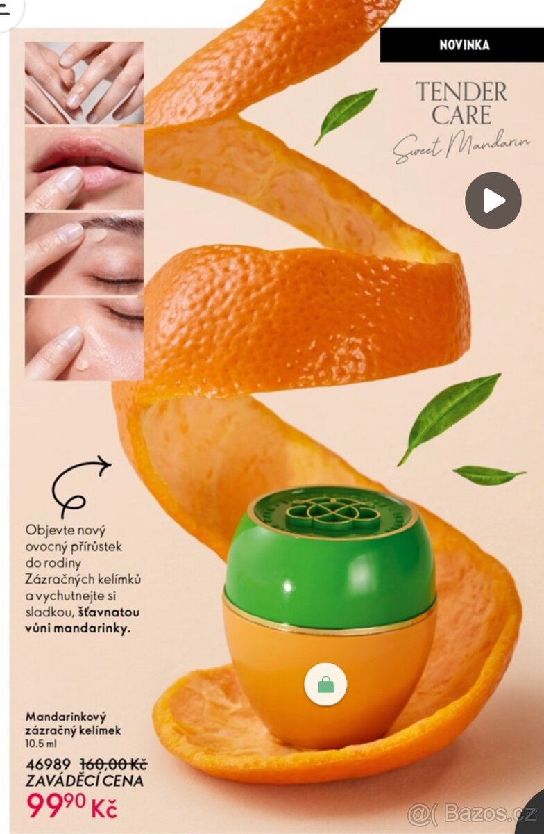 MANDARINKOVÝ ZAZRAČNÝ KELÍMEK ORIFLAME / NOVINKA