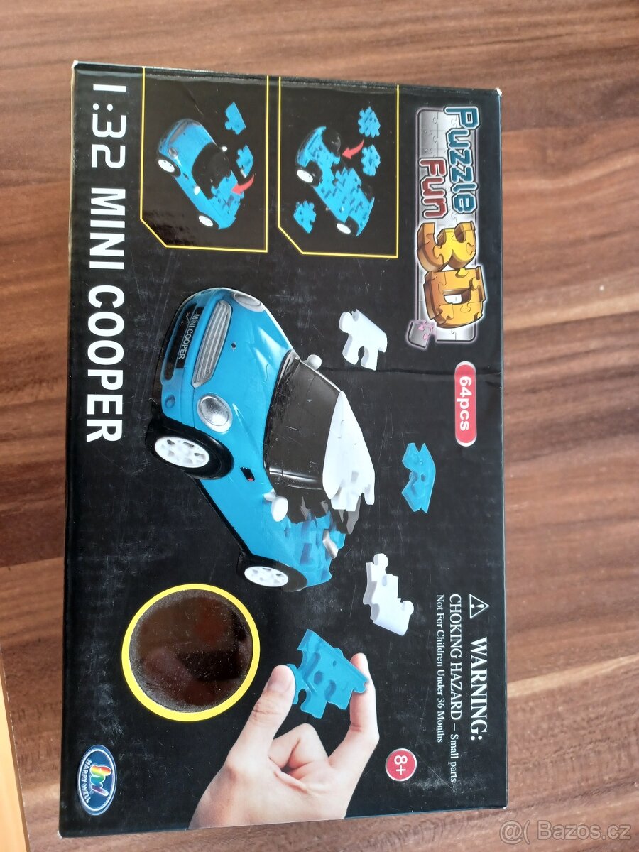 Puzzle 3D mini cooper