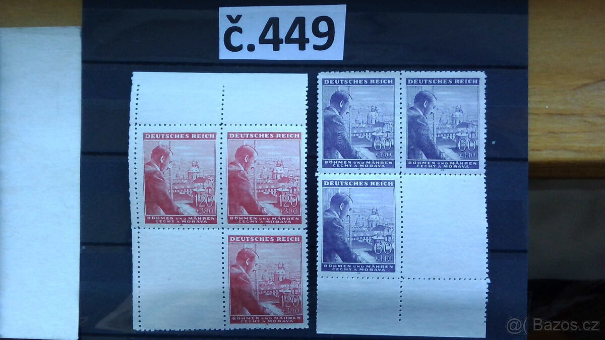 poštovní  známky č.449