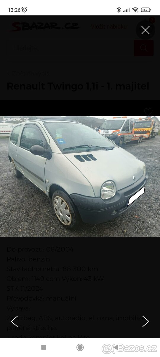 Renault Twingo rok.v 2001