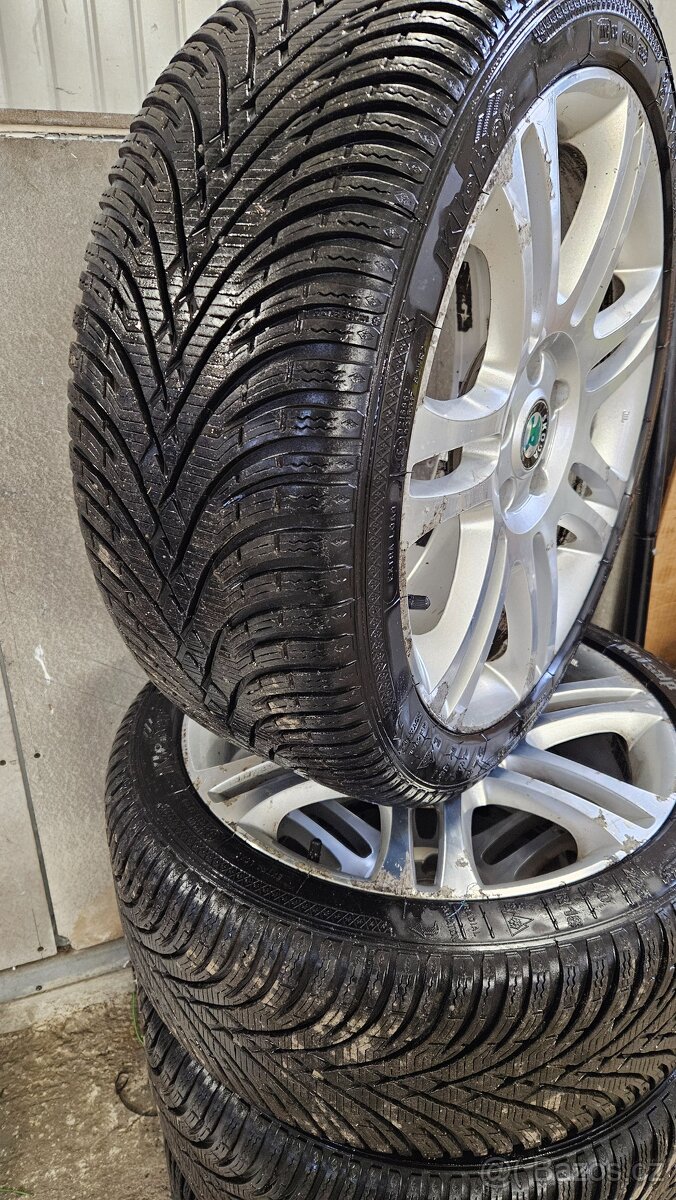 Zimní alu kola 5x112 r18 škoda superb 2