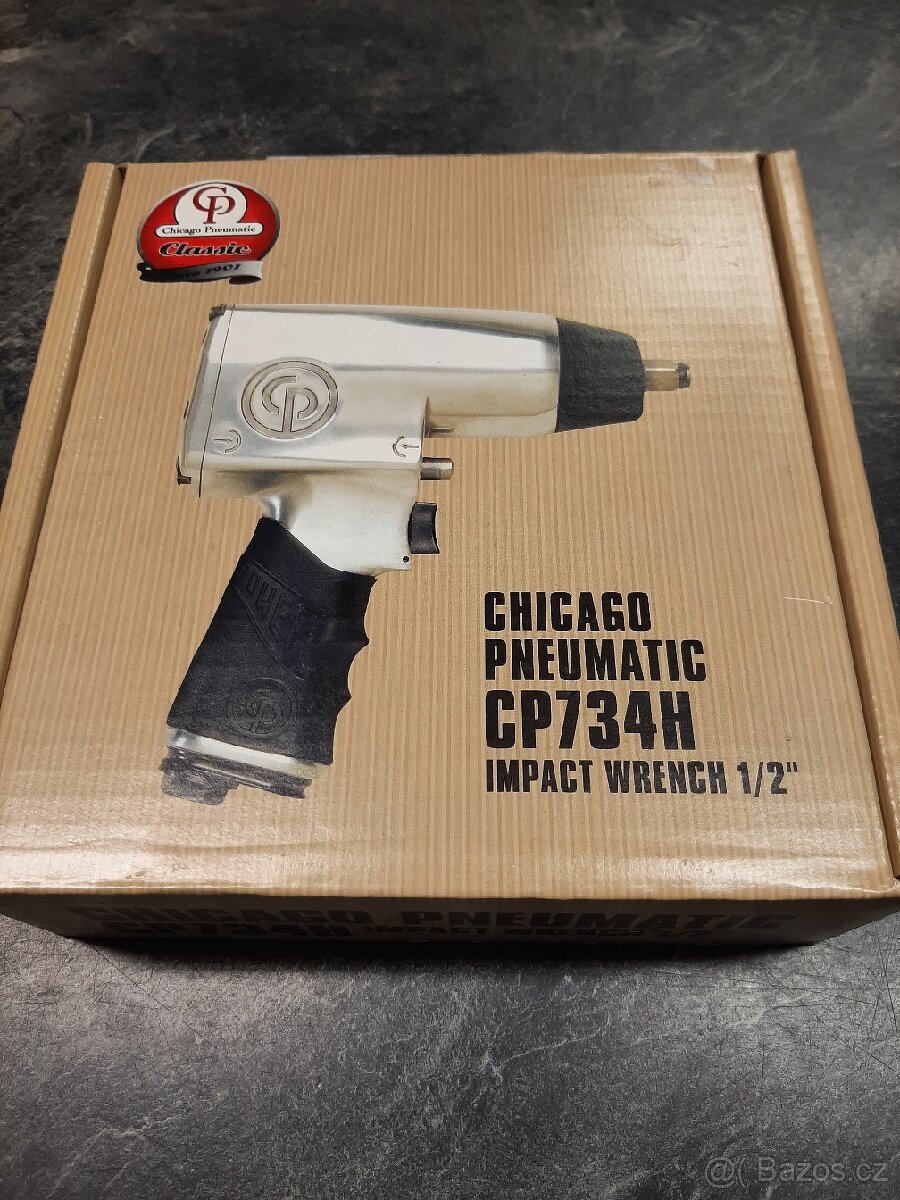 Pneumatický rázový utahovák 1/2" Chicago cp734h 576Nm