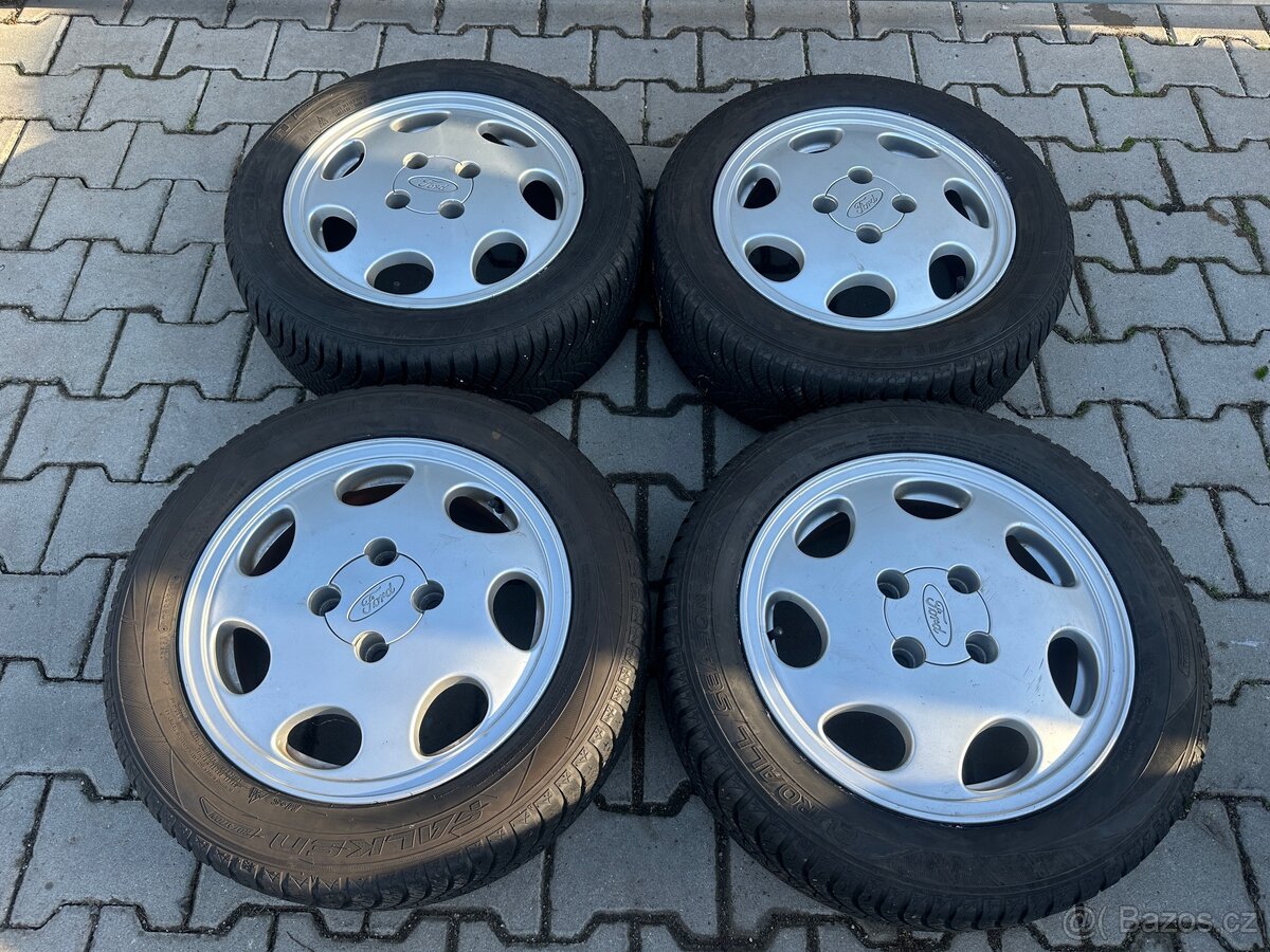 4x al kola 4x108 15 + pneu zimní 195/55 R15