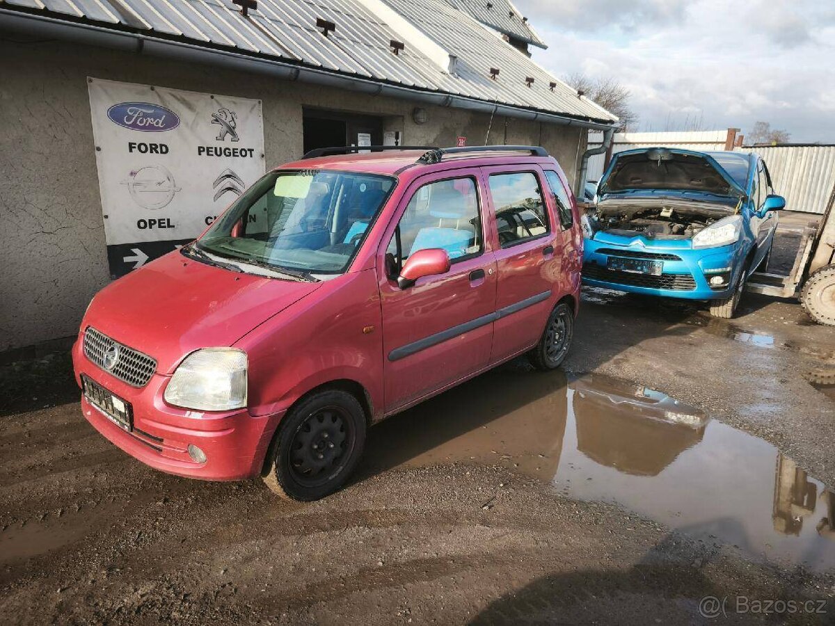 Prodám veškeré náhradní díly Opel Agila 1.2 16v 55kw Z12XE.