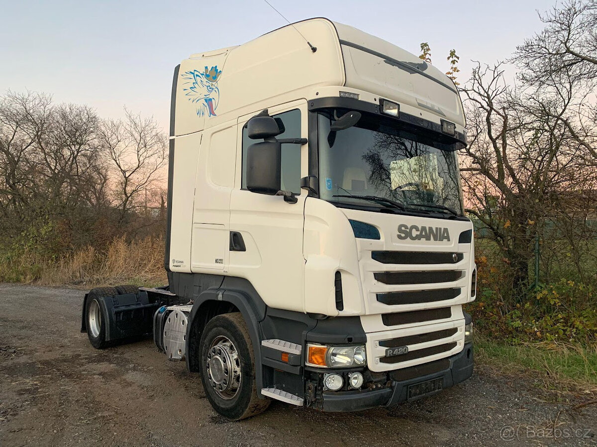 TAHAČ SCANIA R420 r.v.2012, EURO 5,LOWDECK, AUTOMAT,RETARDÉR