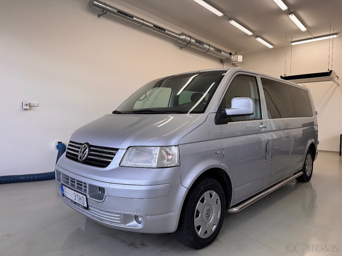 VW Transporter T5 LONG, 5 míst, 4x4, 2.5 128 kw