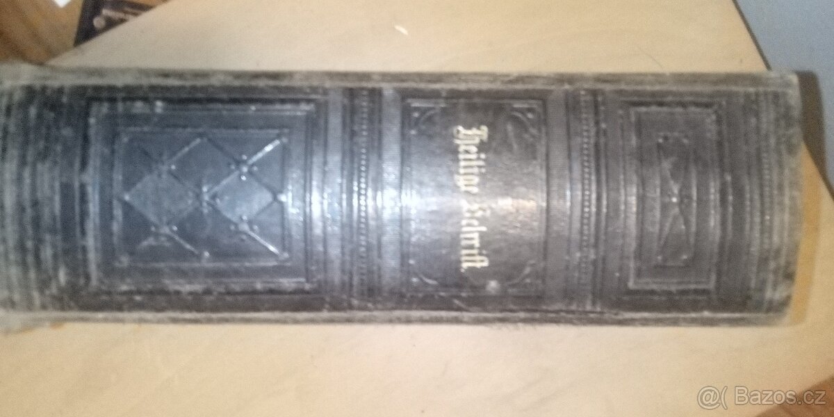 Německá Bible z roku 1870.