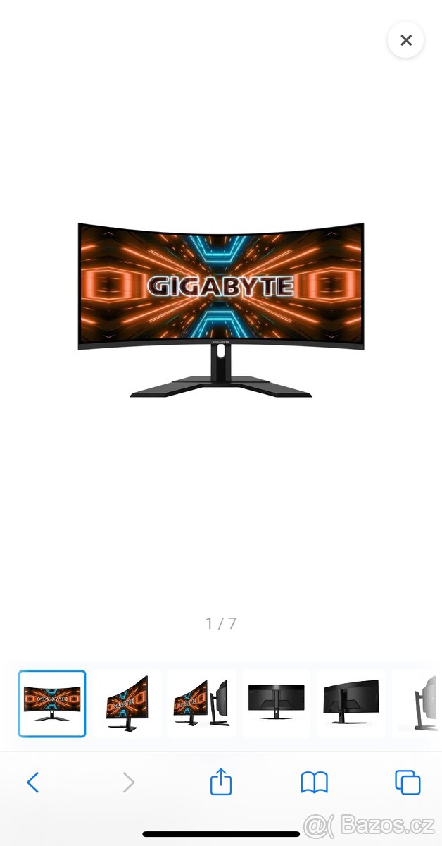 Monitor 34" GIGABYTE G34WQC A