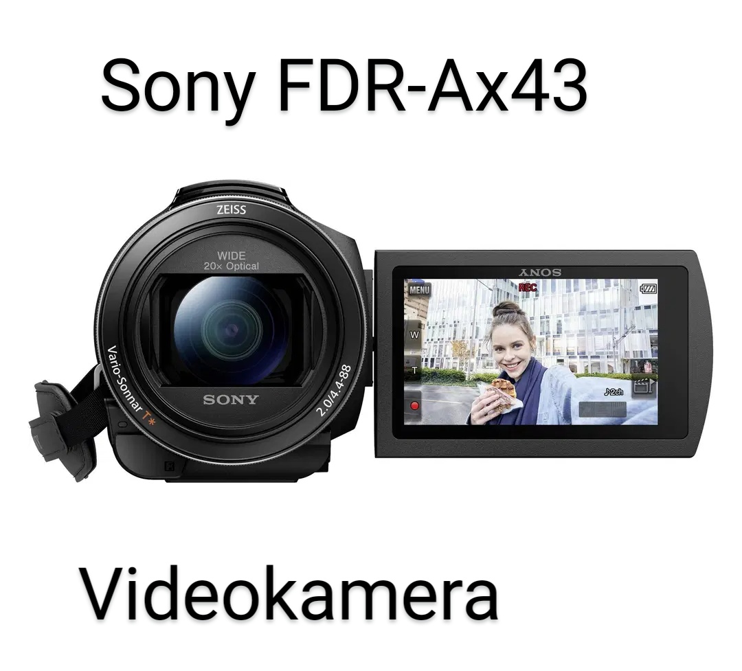 Videokamera Sony FDR-AX43 A, černá Záruka 4. roky