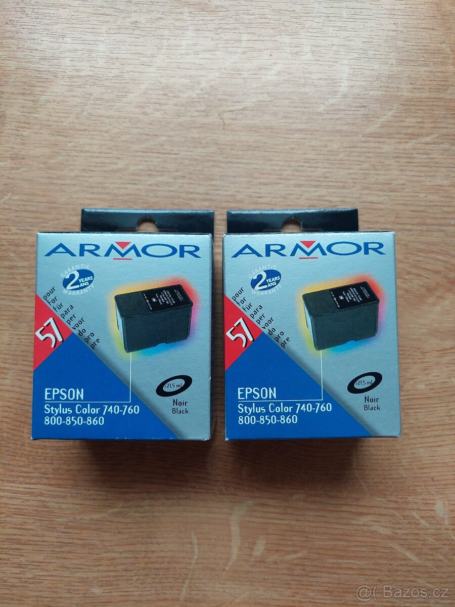 Náplně Armor černá  pro Epson Stylus 740,760,800,850,860