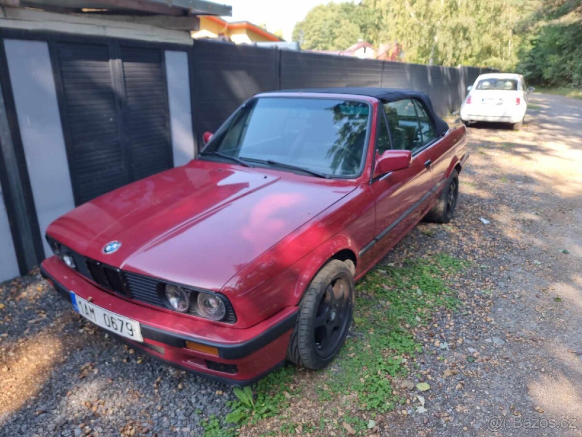 BMW E30 cabrio, 2.5 m50 bezvanos zapsáno