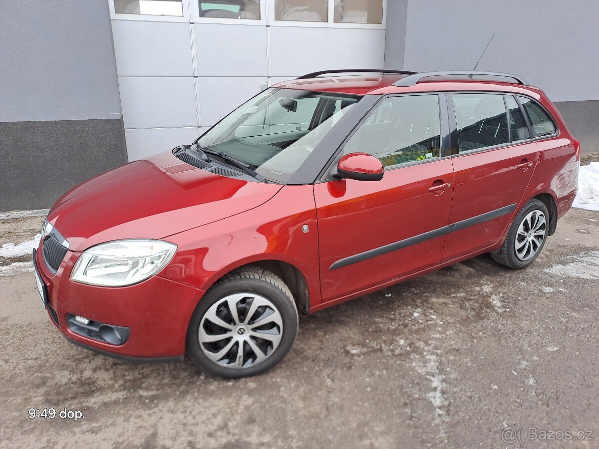 FABIA II BENZIN COMBI r.08 145000km-DOLOŽENO původ ČR  TAŽNÉ