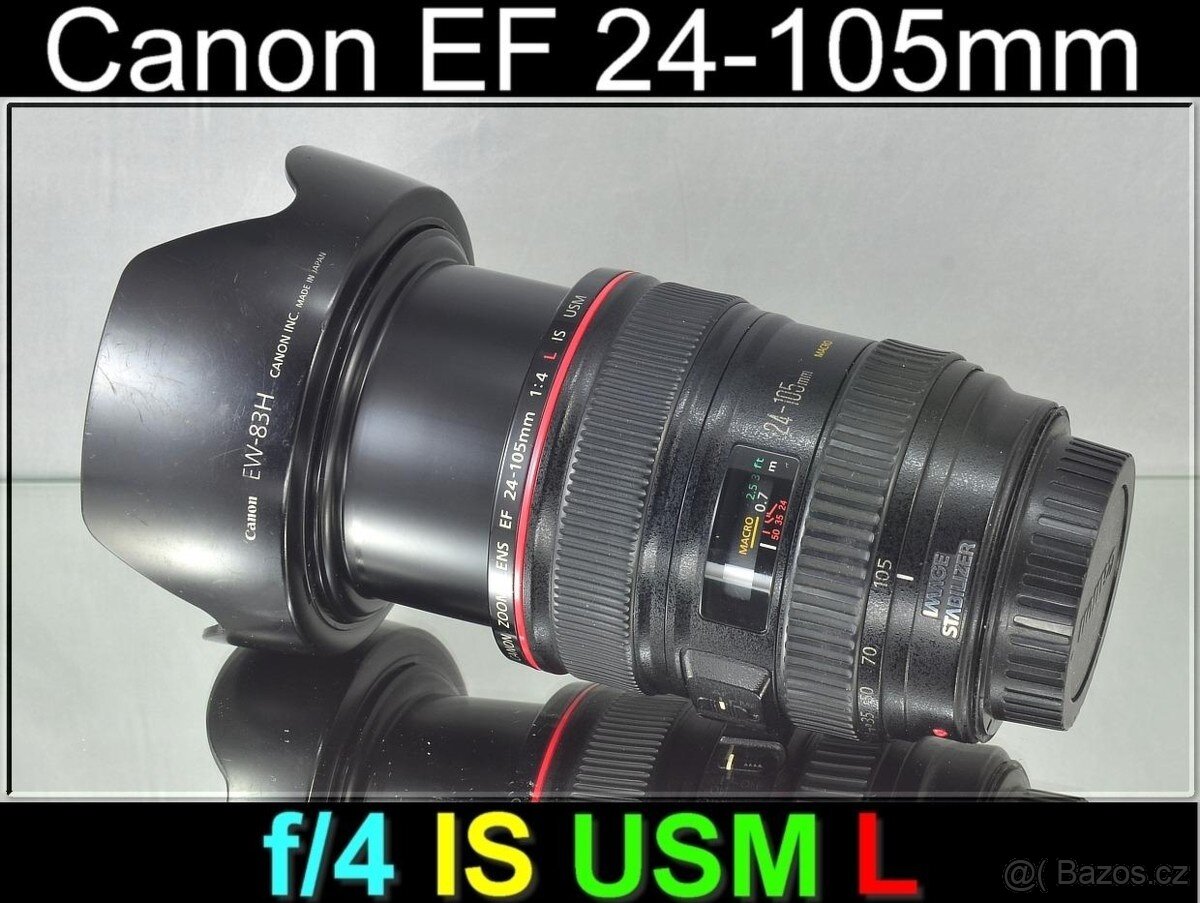 Canon EF 24-105mm f/4L IS USM F.F. řady L