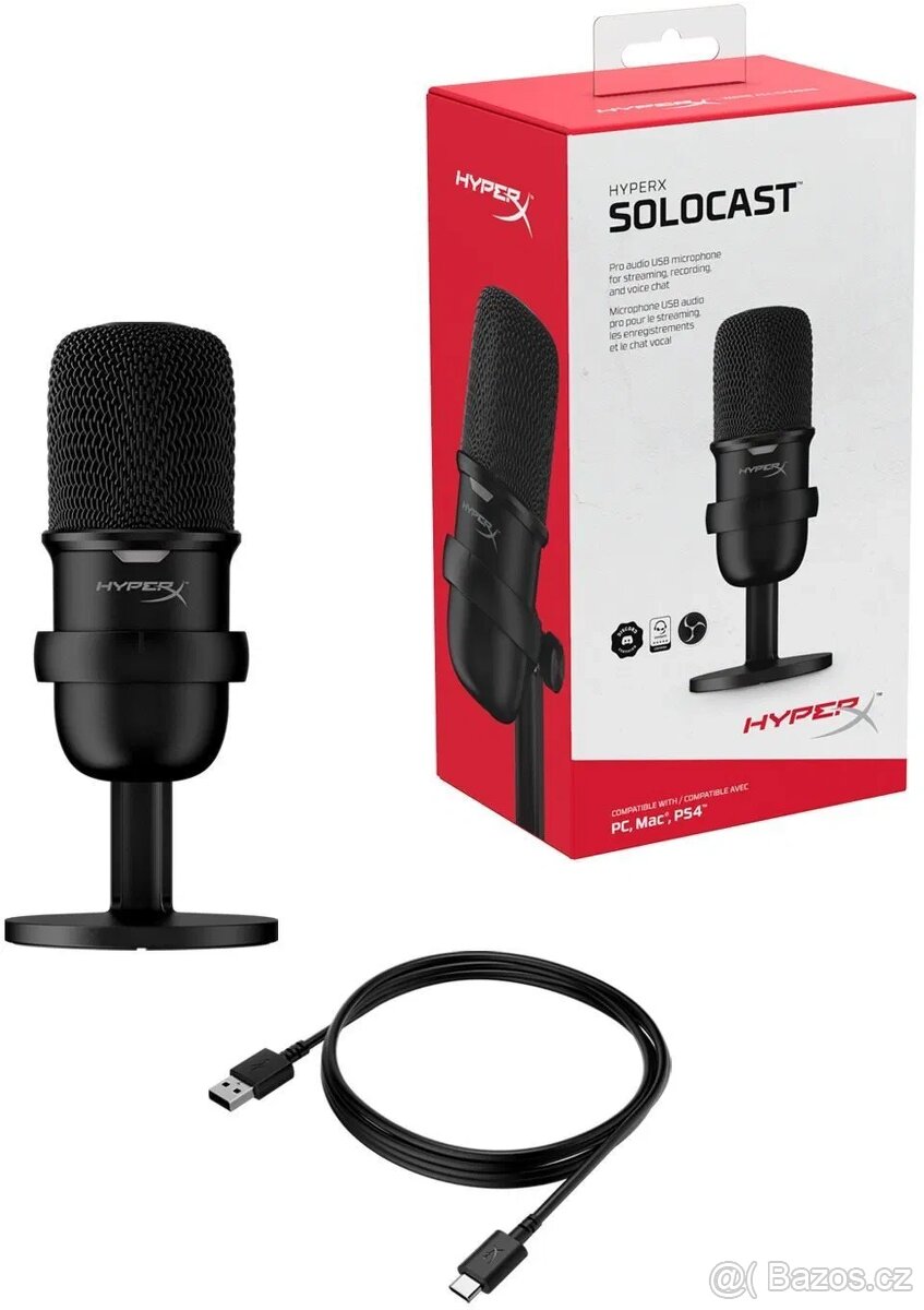 HyperX SoloCast Black, záruka