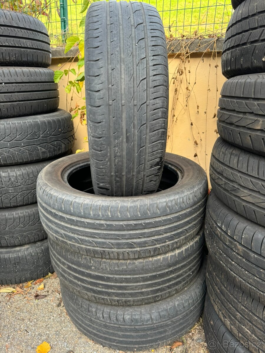 4ks letních 215/55 R18 Continental 75%