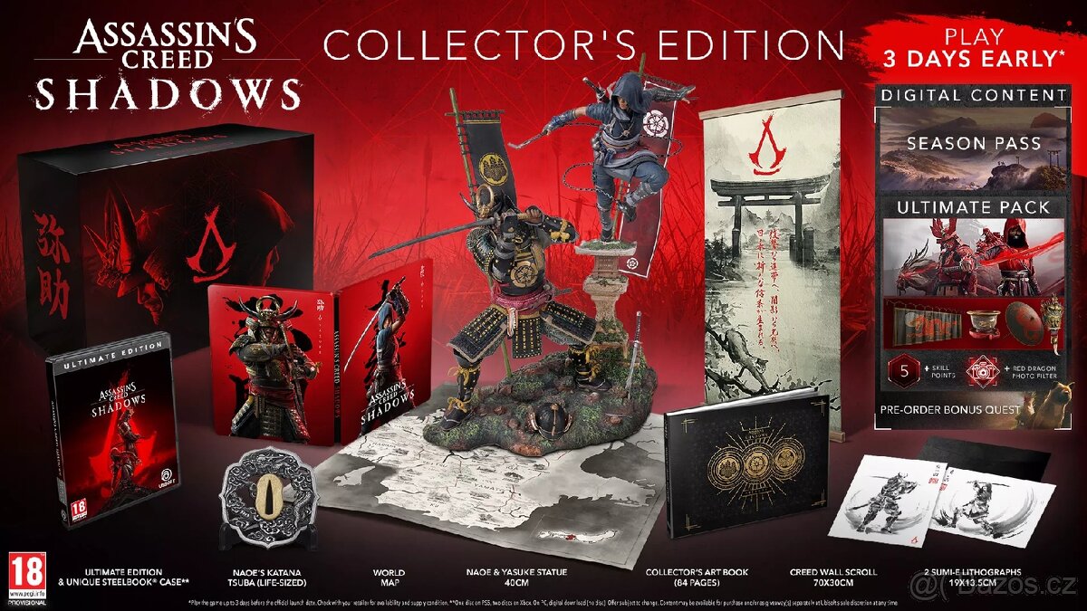 Assassin's creed Shadows Collector's Edition