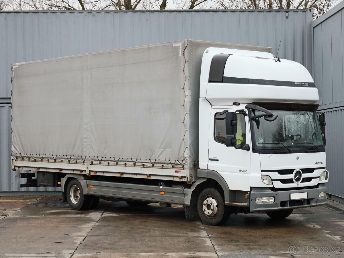 Mercedes-Benz ATEGO 822 8T, EURO 5, SPACÍ NÁSTAVBA PONY FANT