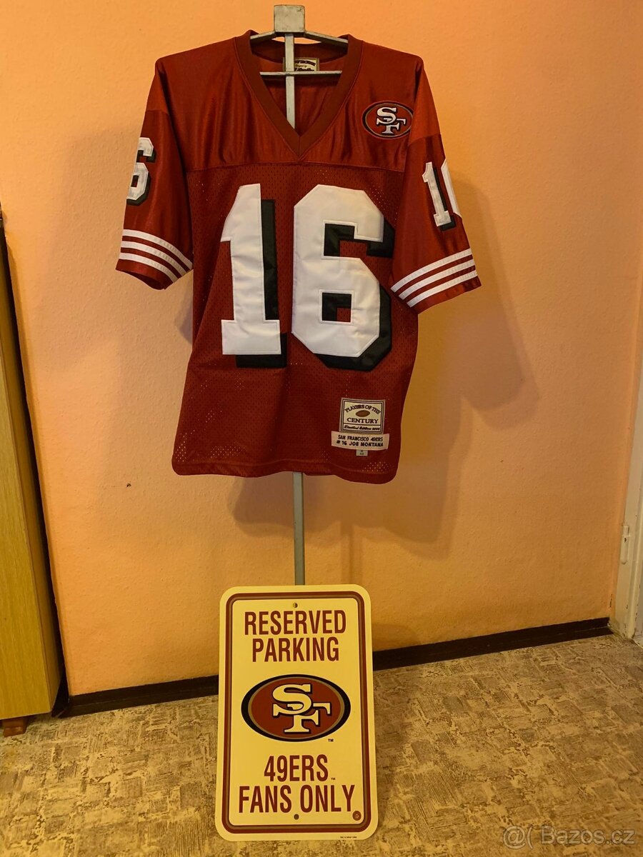 Fan dres Joe Montana, Super bowl San Francisco 49ers.