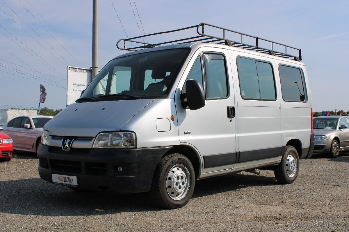 Peugeot Boxer 2,2HDi 74KW, VELKÝ SERVIS, 9-MÍST, r.v. 2006