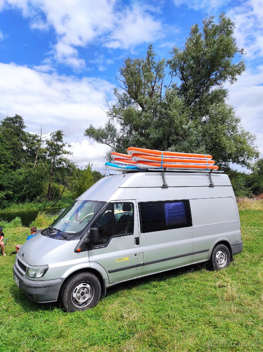 Autozahrádka Ford Transit - střešní nosič, zahrádka Tranzit