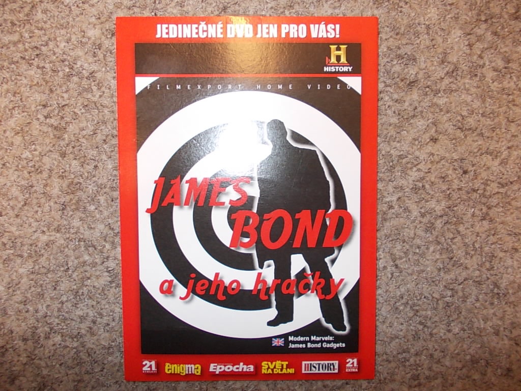 DVD James Bond a jeho hračky