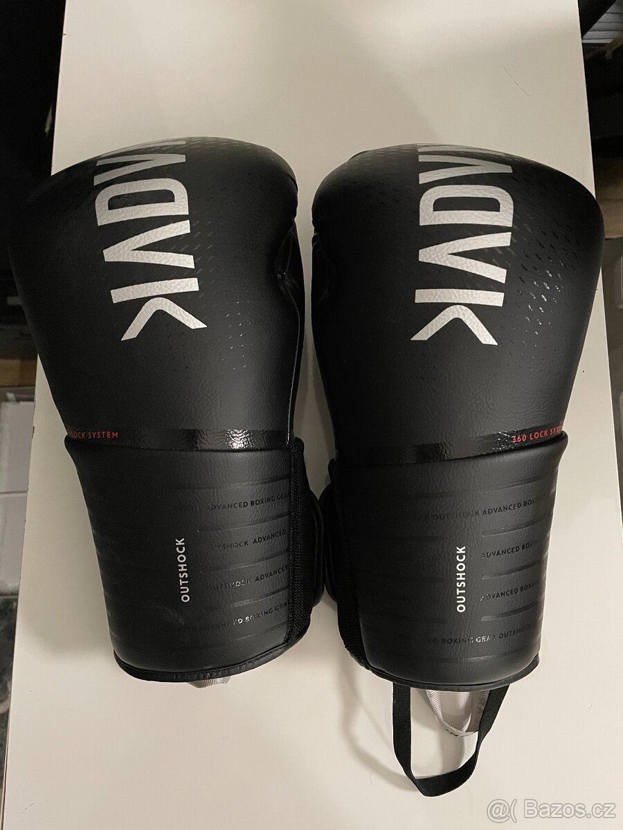 OUTSHOCK Boxerské rukavice 500 černé