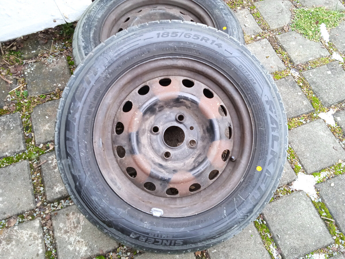 Kompletní letní kola 185/65R14 86T