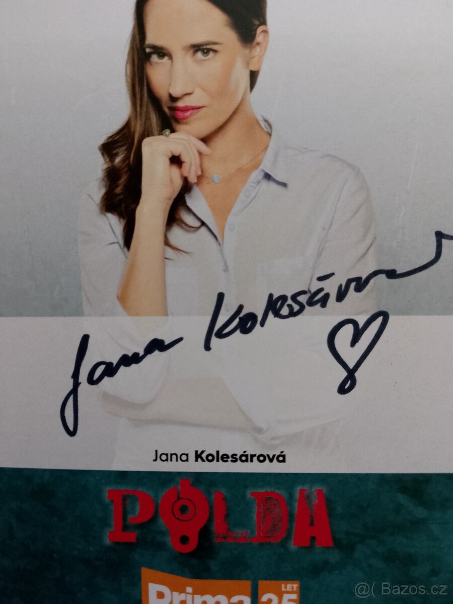 AUTOGRAM JANA KOLESÁROVÁ