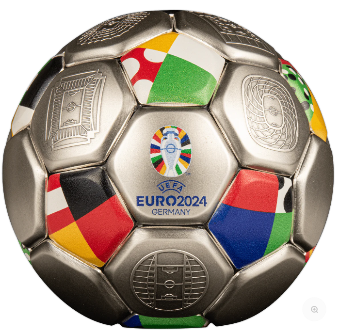 UEFA  EURO 2024 3oz Ag 999/1000