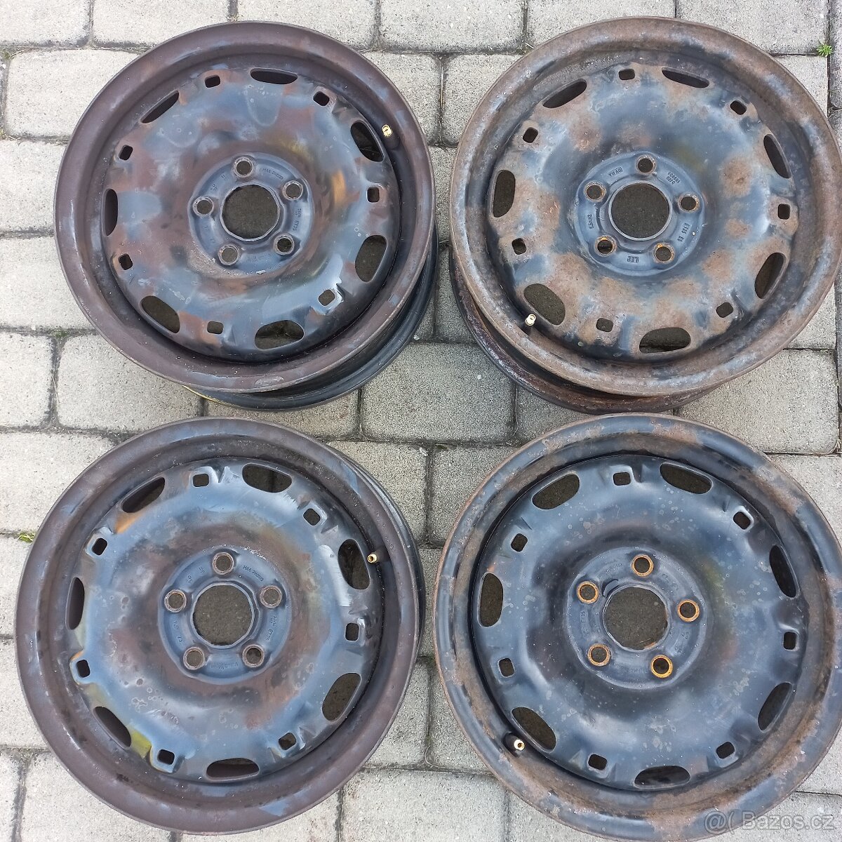 Disky 5J×14 ET 35, 5×100 škoda fabia 1,2,3