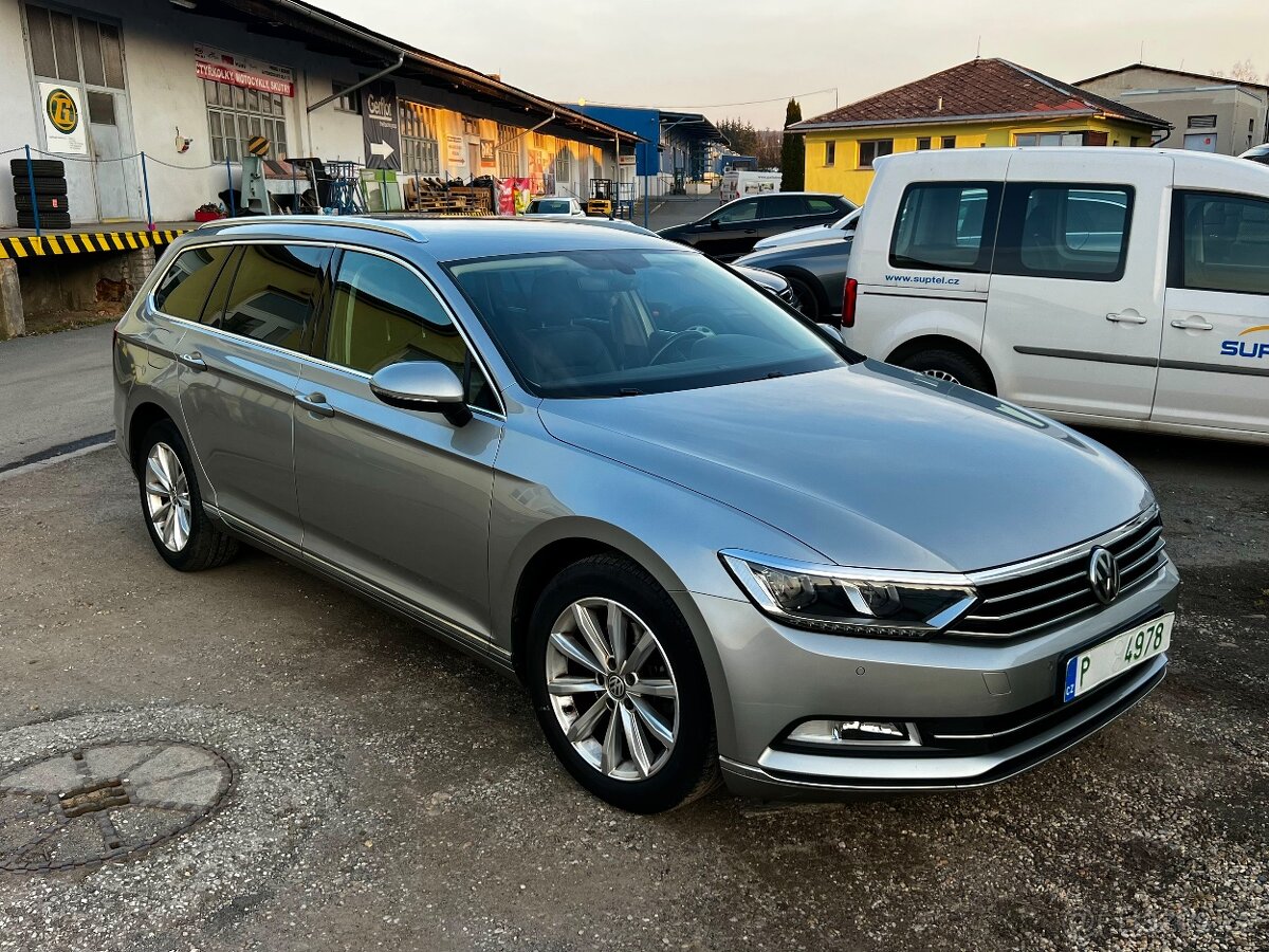 PASSAT B8,2.0Tdi-110kw,6st.M,HIGHLINE,LED,ACC,El.Víko,Keyles