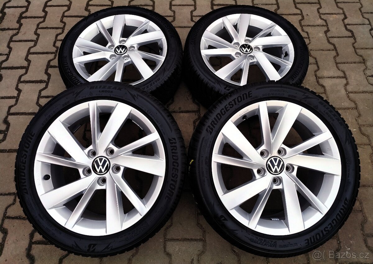 Alu kola originál Volkswagen Golf VIII 5x112 R17