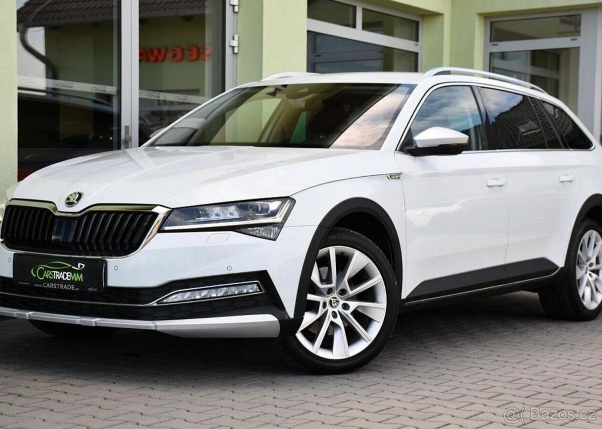 Škoda Superb 2.0TDi 147kW SCOUT 4X4 ACC ČR