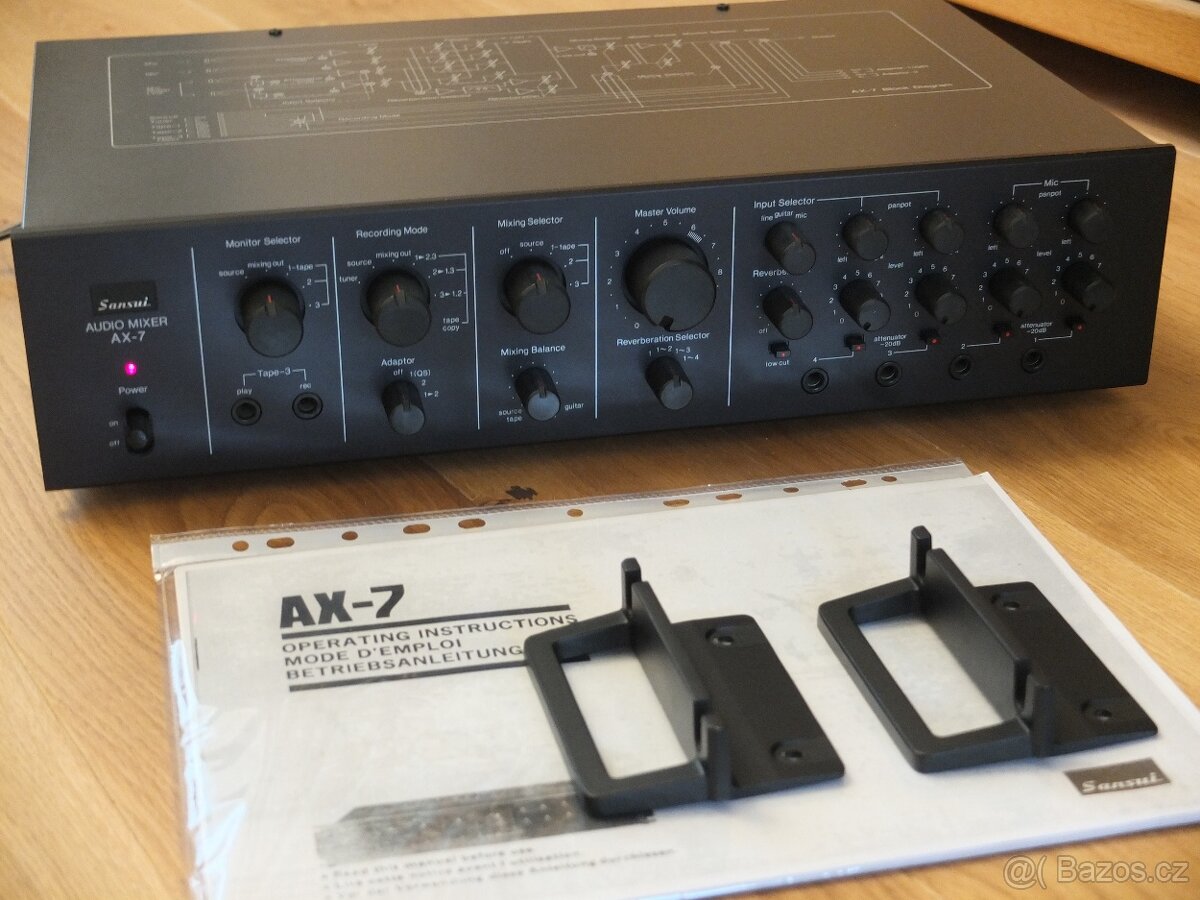 SANSUI AX-7 Audio Mixer (1977-1980)