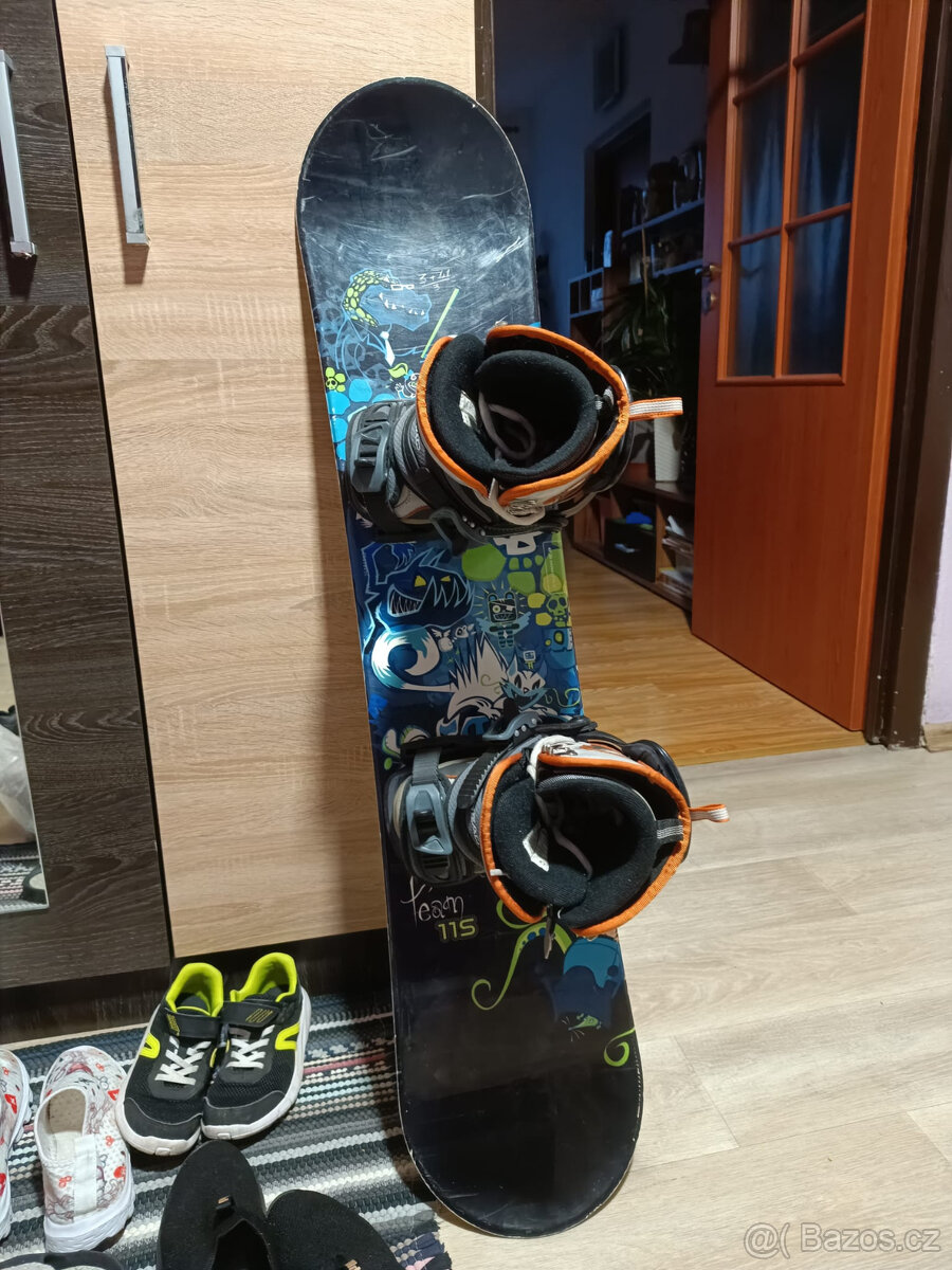 Dětský snowboard+boty