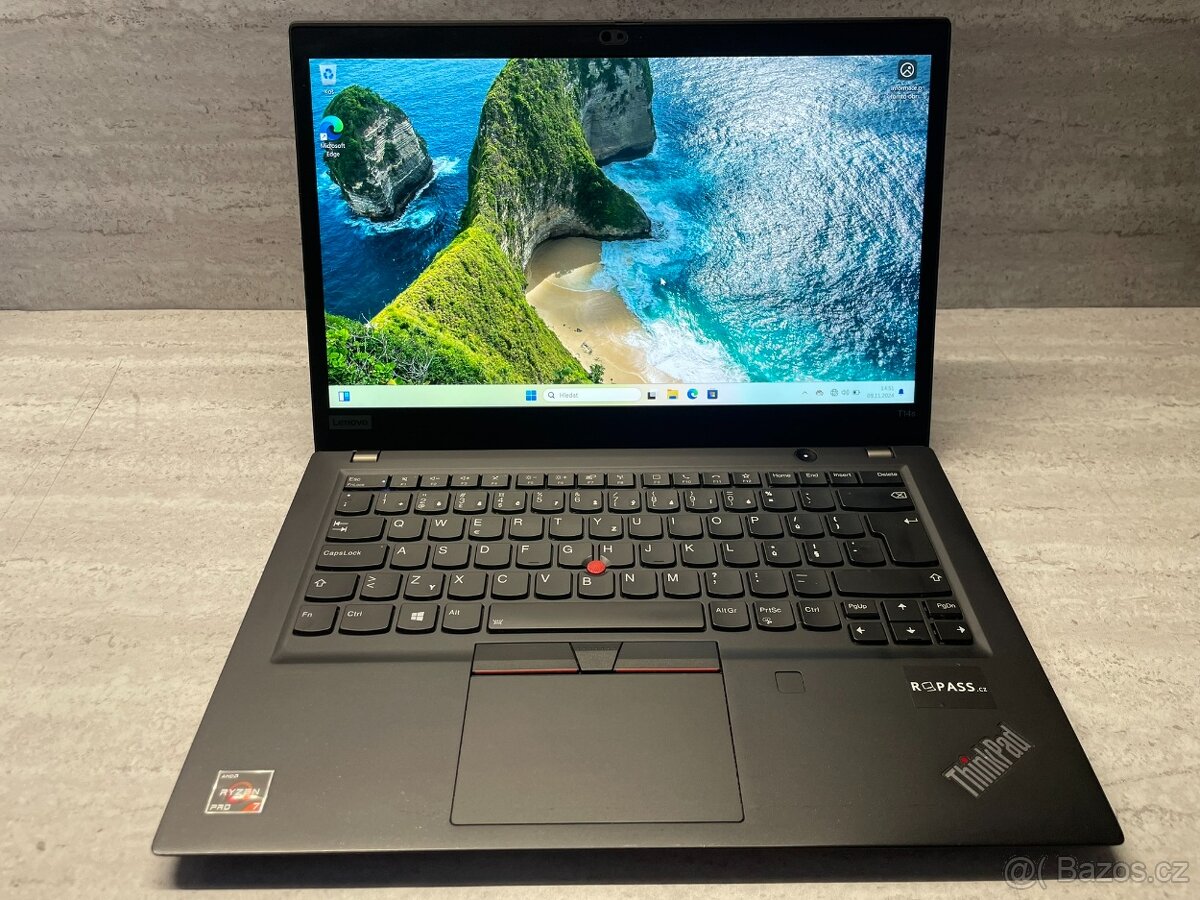 ►Lenovo ThinkPad T14s G1 - R7/32GB/512GB/W11