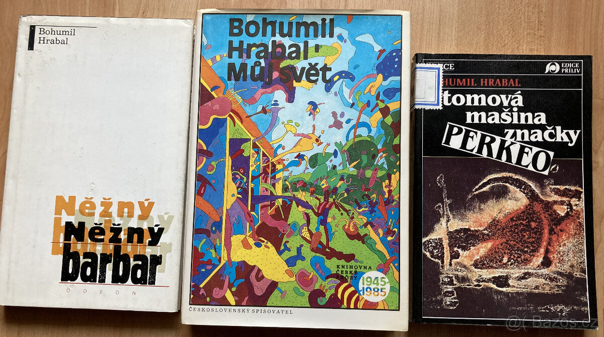 3 knihy - Bohumil Hrabal