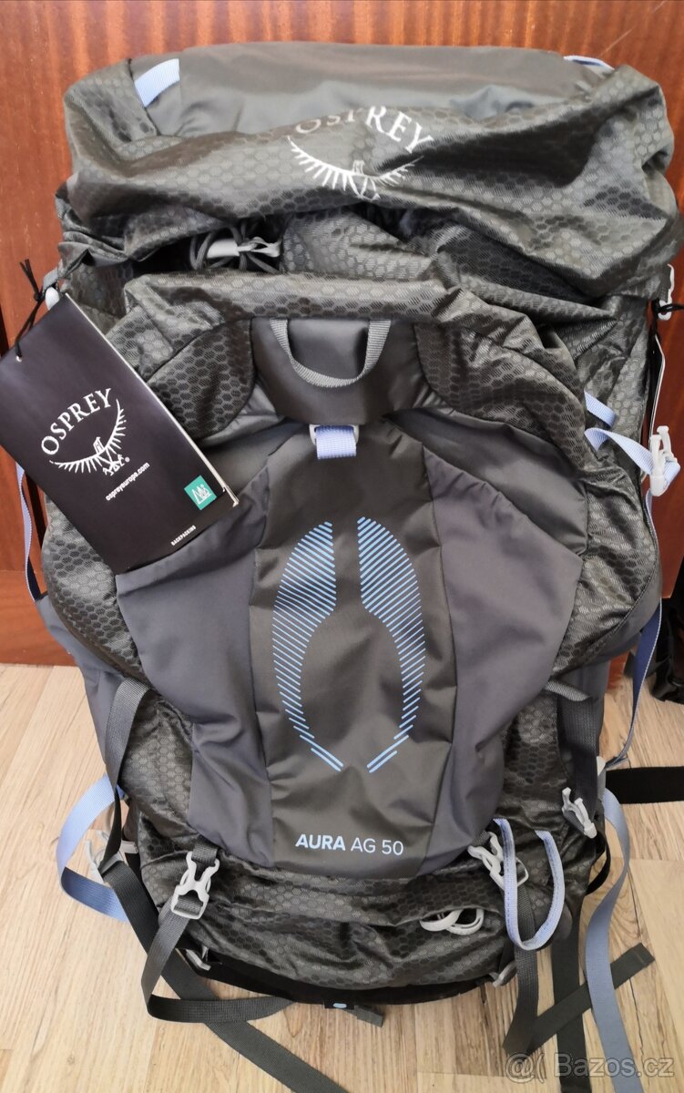 Batoh Osprey Aura AG WXS/S 50l tungsten grey -nový