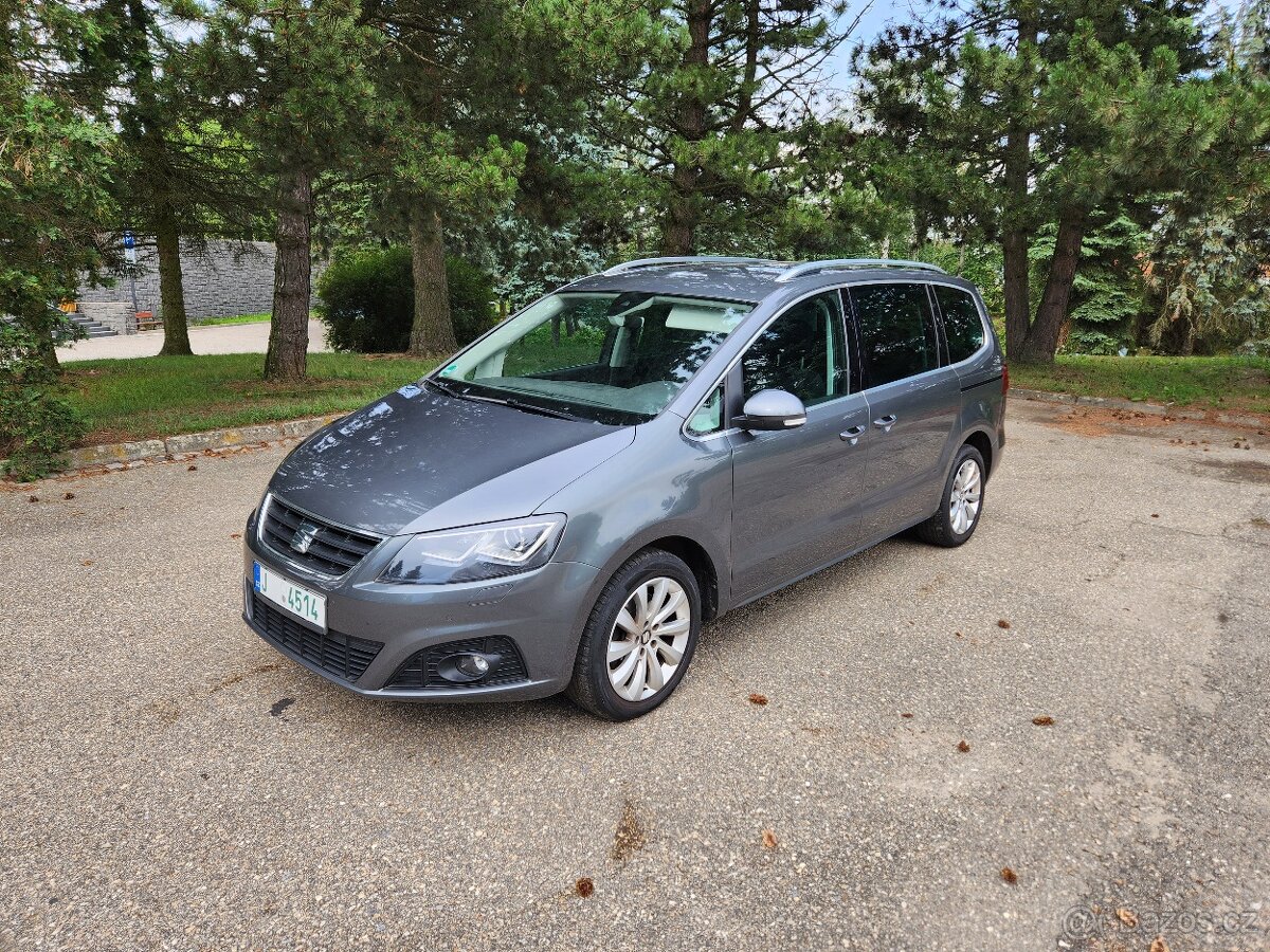 Alhambra 2.0TDI 110kW 5/2016 7 míst Tažné Xenony Alu 17