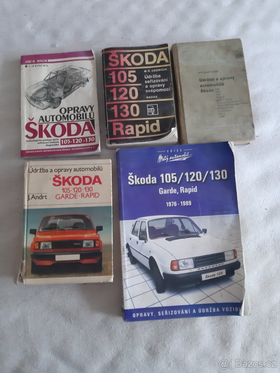 Knihy Opravy aut.Škoda