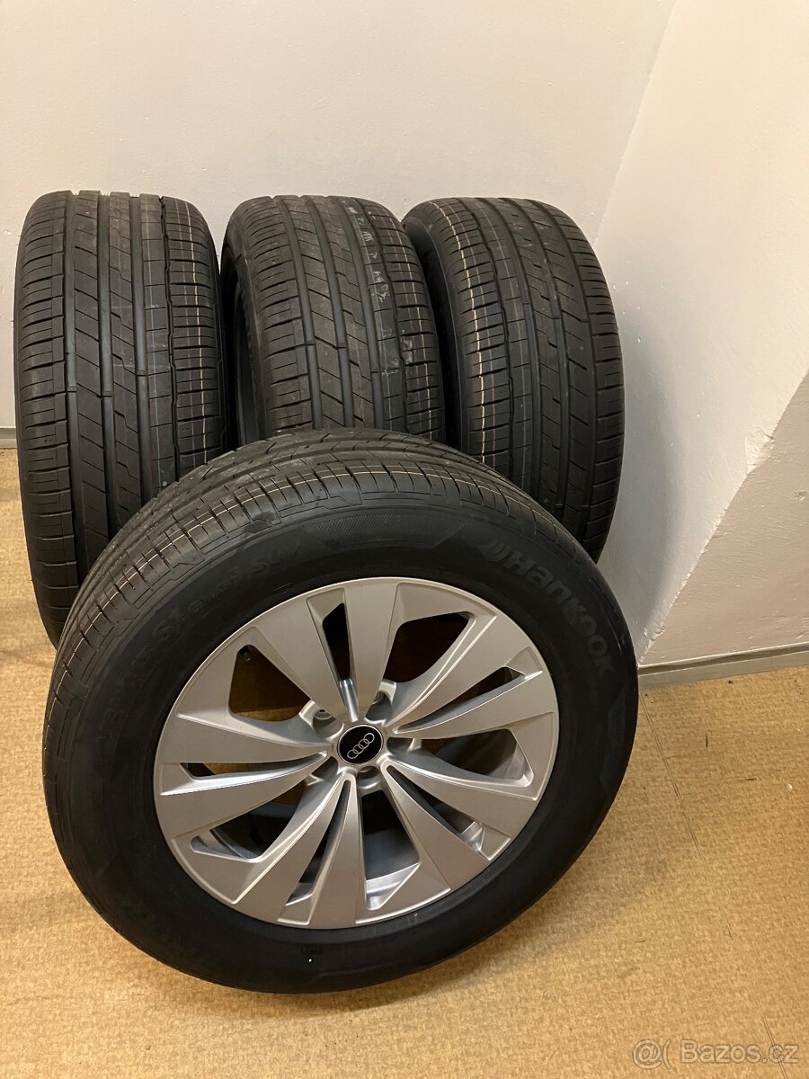 Alu kola + letní pneu 265 55 r19 orig. AUDI Q8