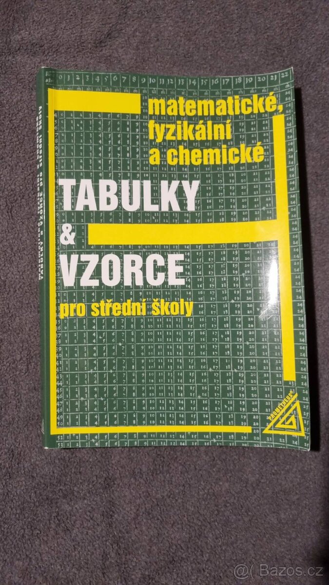 Učebnice Tabulky a vzorce pro střední školy