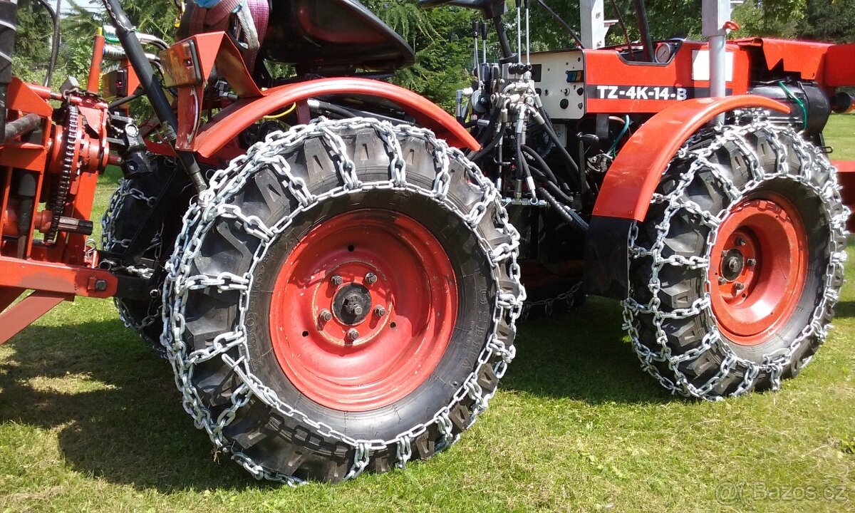 ZÁBĚROVÉ ŘETĚZY na malotraktor MT8-132, TZ-4K-14