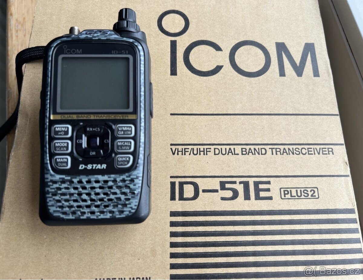 Radiostanice,vysilacka ICOM ID-51E PLUS 2 s D-STAR